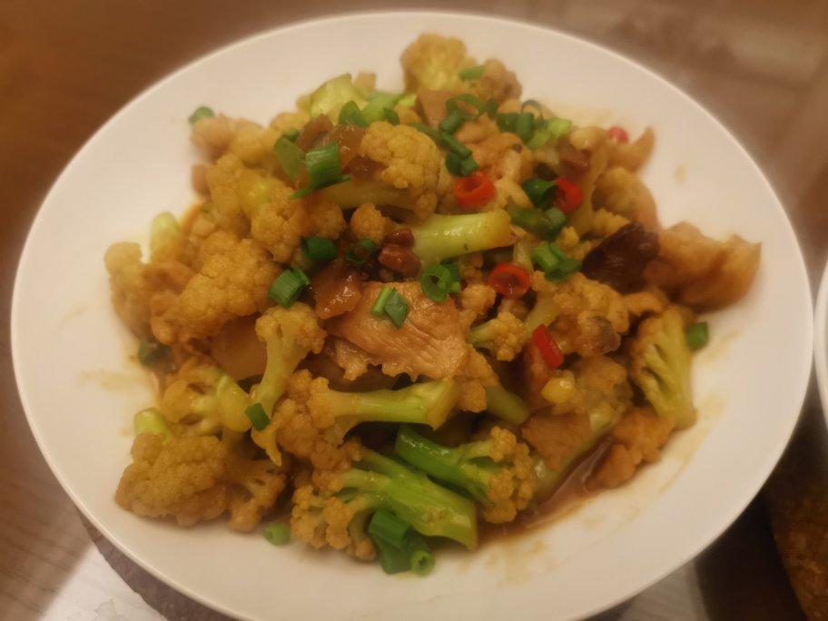 干锅花菜这么炒比饭店的还好吃