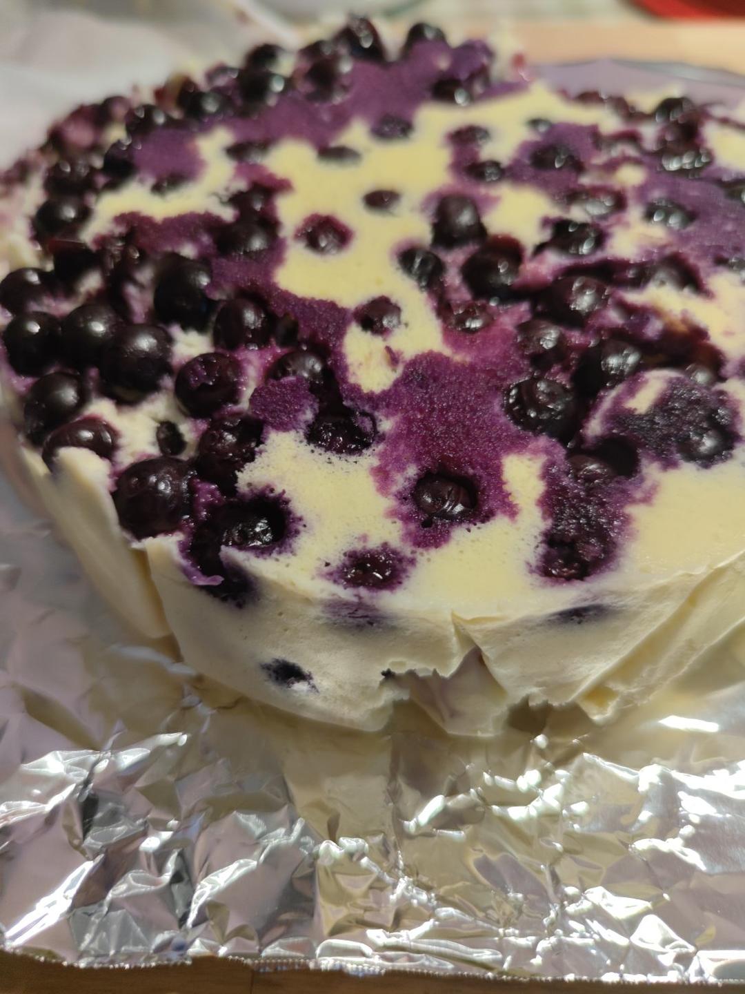 比戚风还好吃的蓝莓酸奶蛋糕