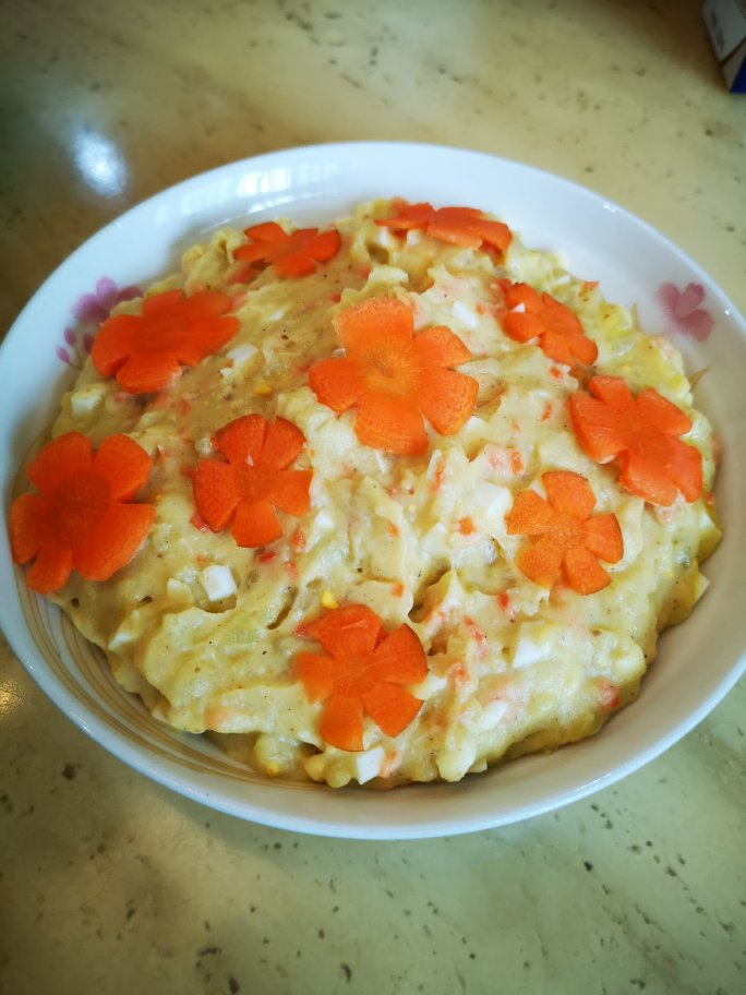 日式土豆泥沙拉（简单易学、健身代餐）