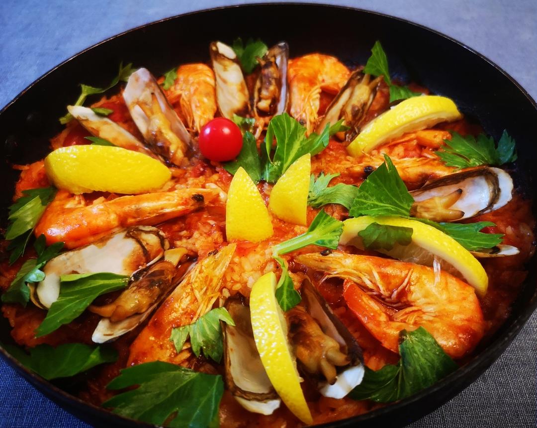 正宗paella 西班牙海鲜饭