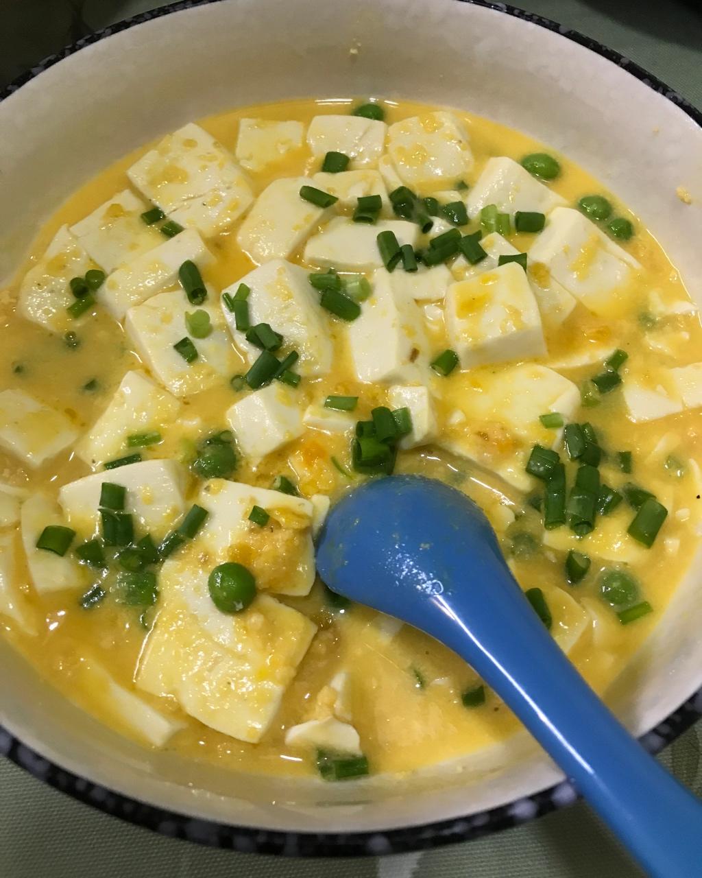 咸蛋黄豆腐