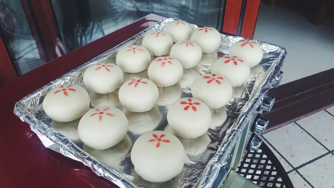 金沙板栗麻薯肉松酥皮月饼（霸王酥）