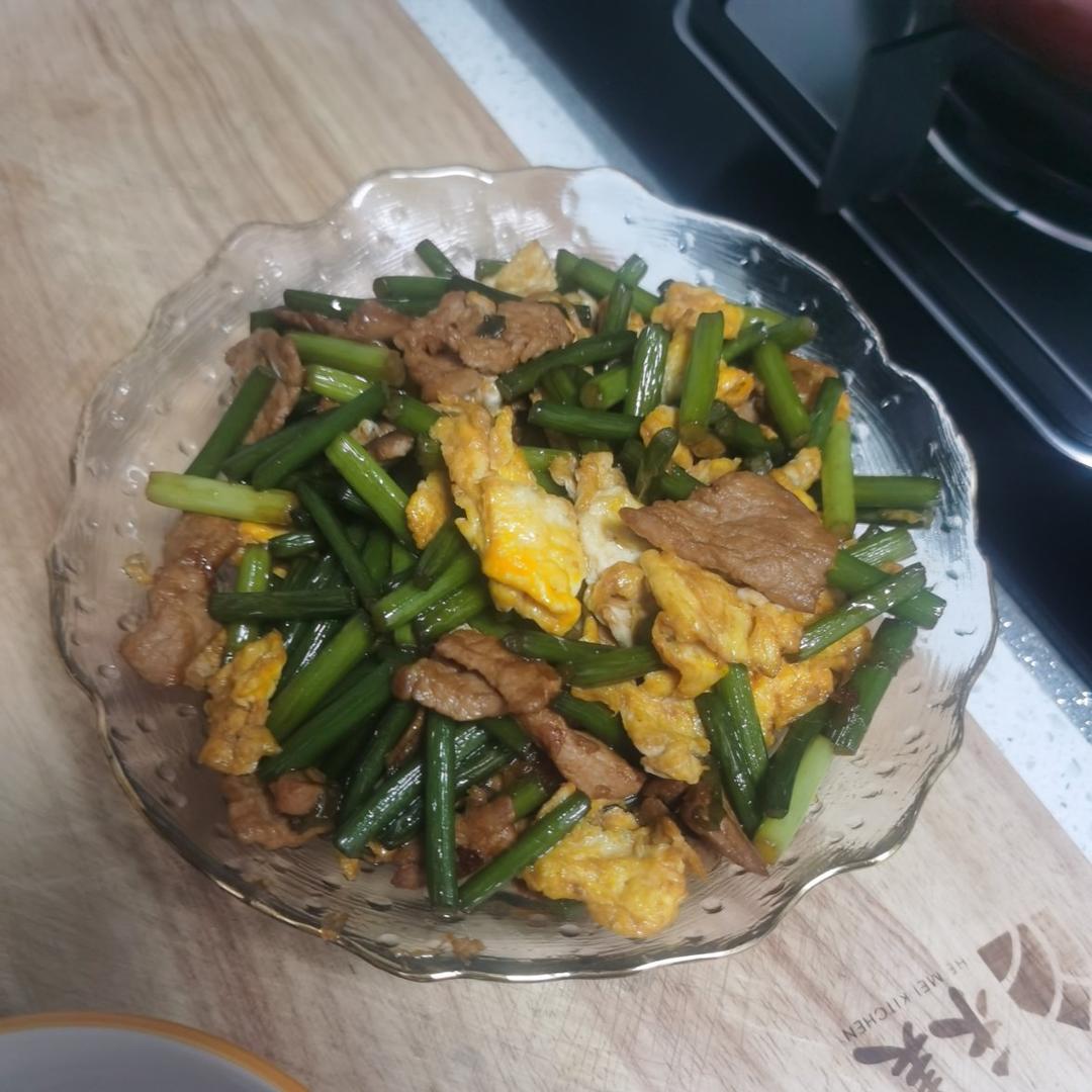 蒜薹炒肉丝