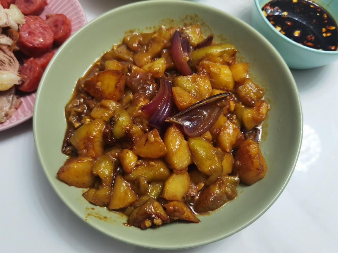 红烧茄子土豆