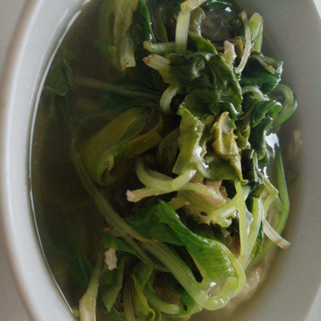 鸡毛菜蛋汤