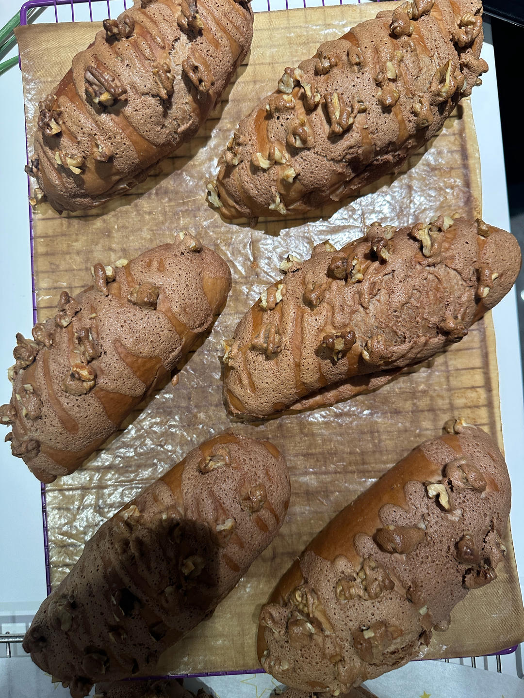 核桃布里奥斯/巧克力马里奥面包