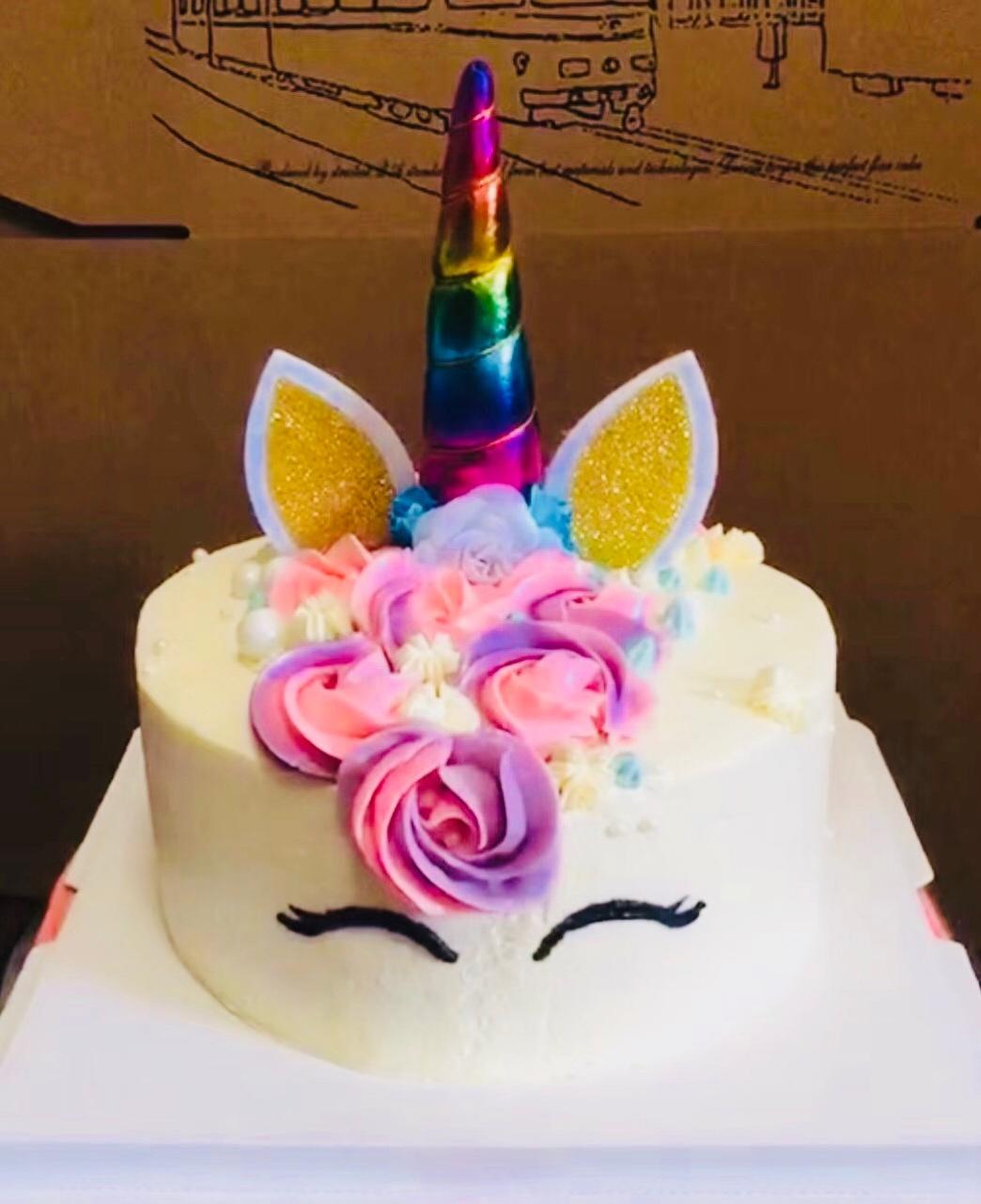 独角兽蛋糕视频 Unicorn cake