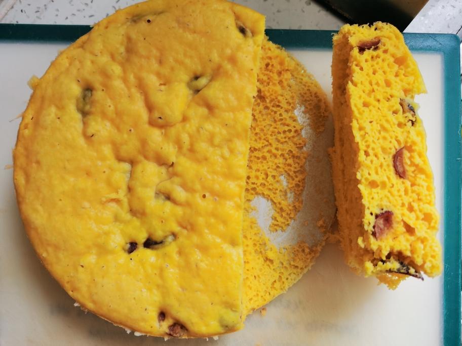 玉米面发糕2022-06-29的做法