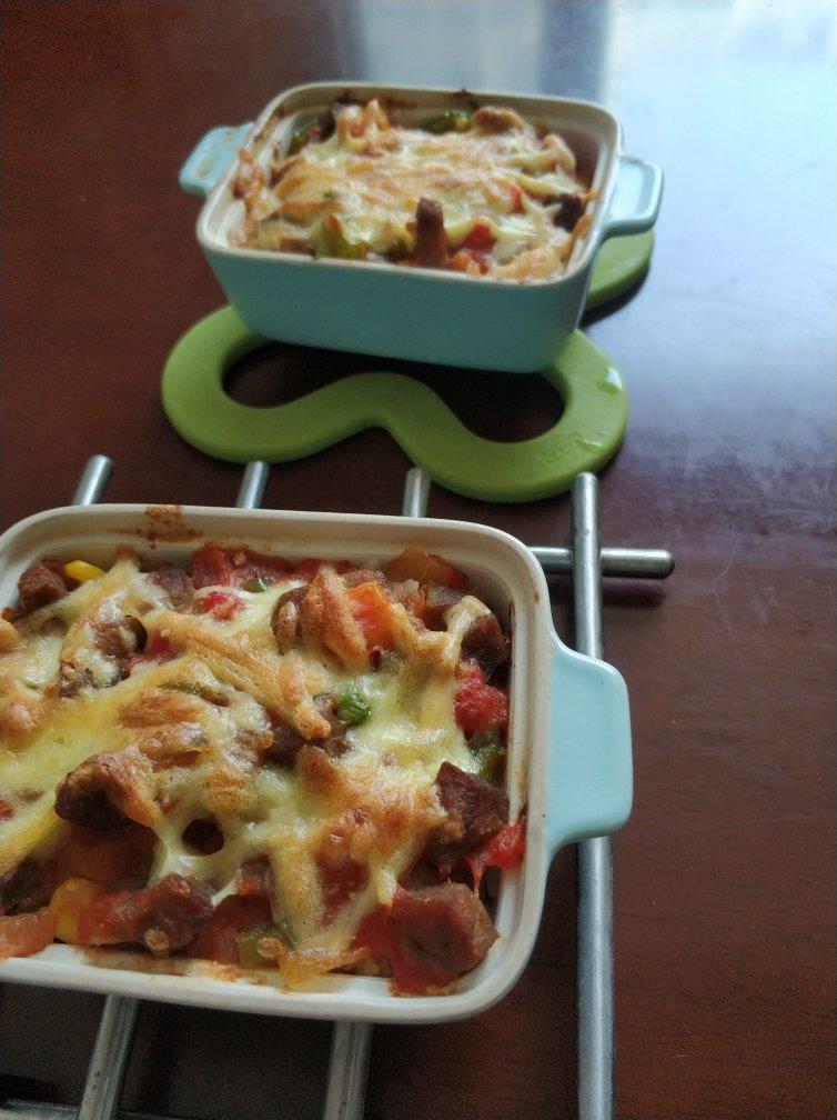 番茄鸡肉浓情焗饭【两人份】