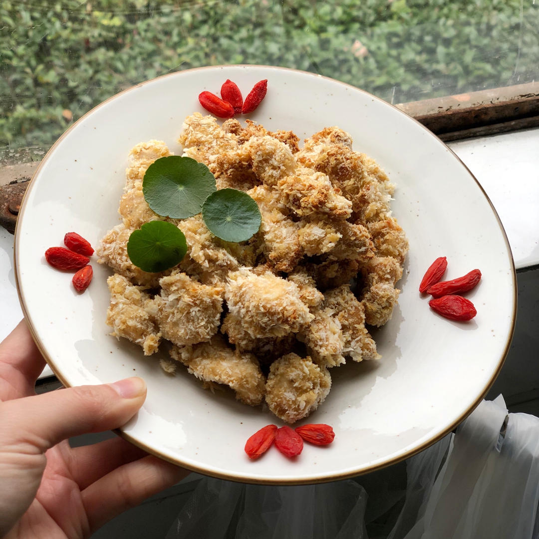 空气炸锅炸鸡米花，鸡胸肉这样吃才不柴