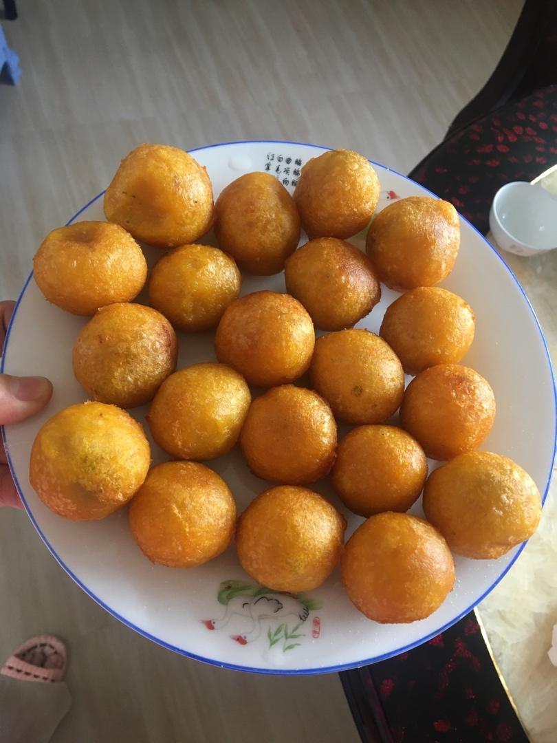 炸红薯丸(芝士夹心)