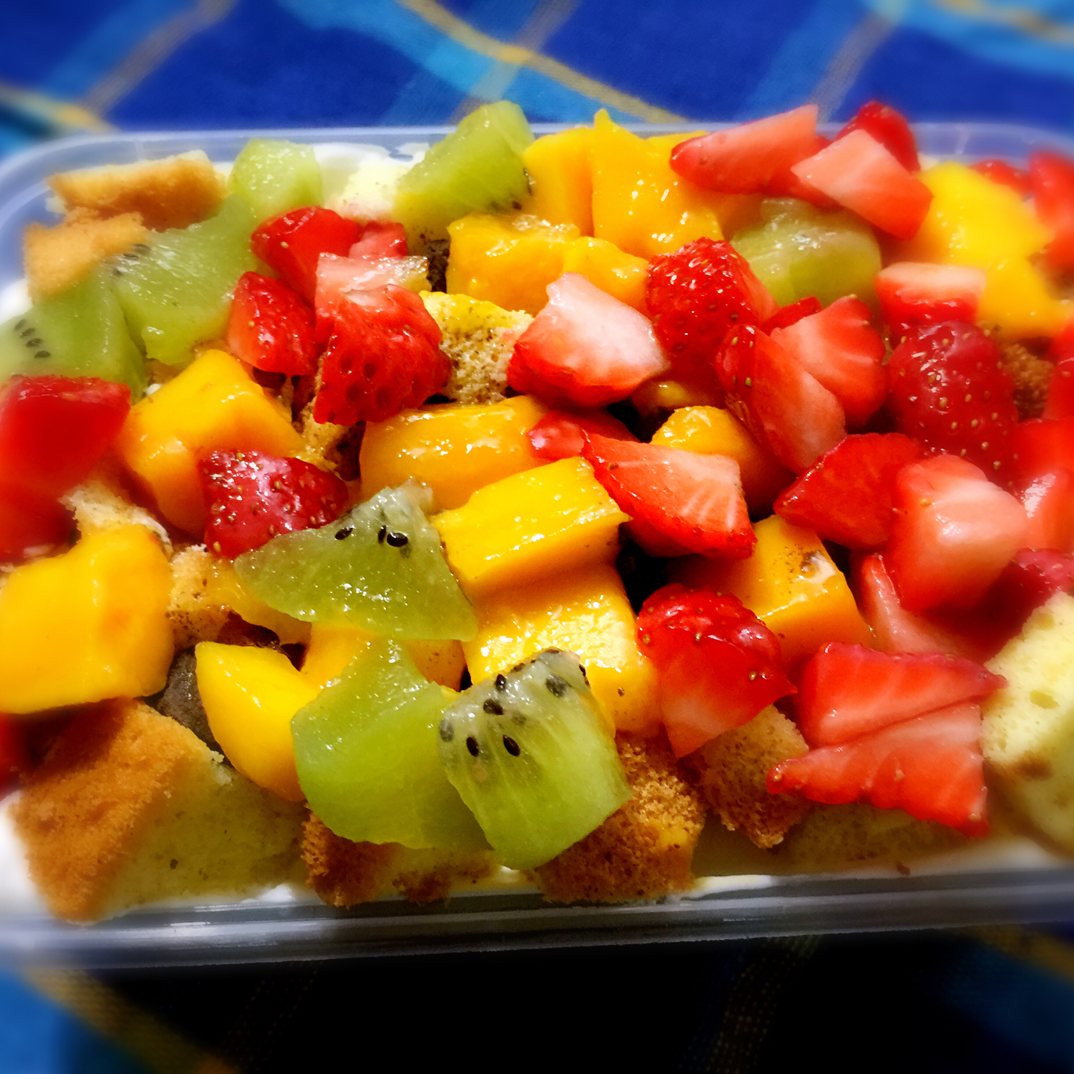 蛋糕水果盒子
★快手美味甜品★