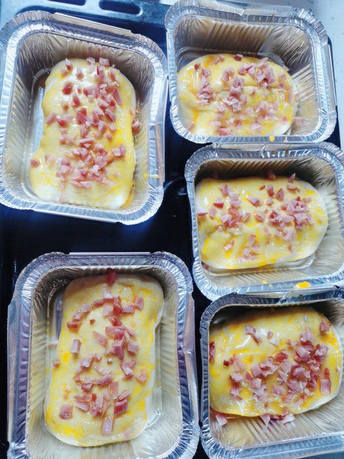 香葱火腿肉松面包