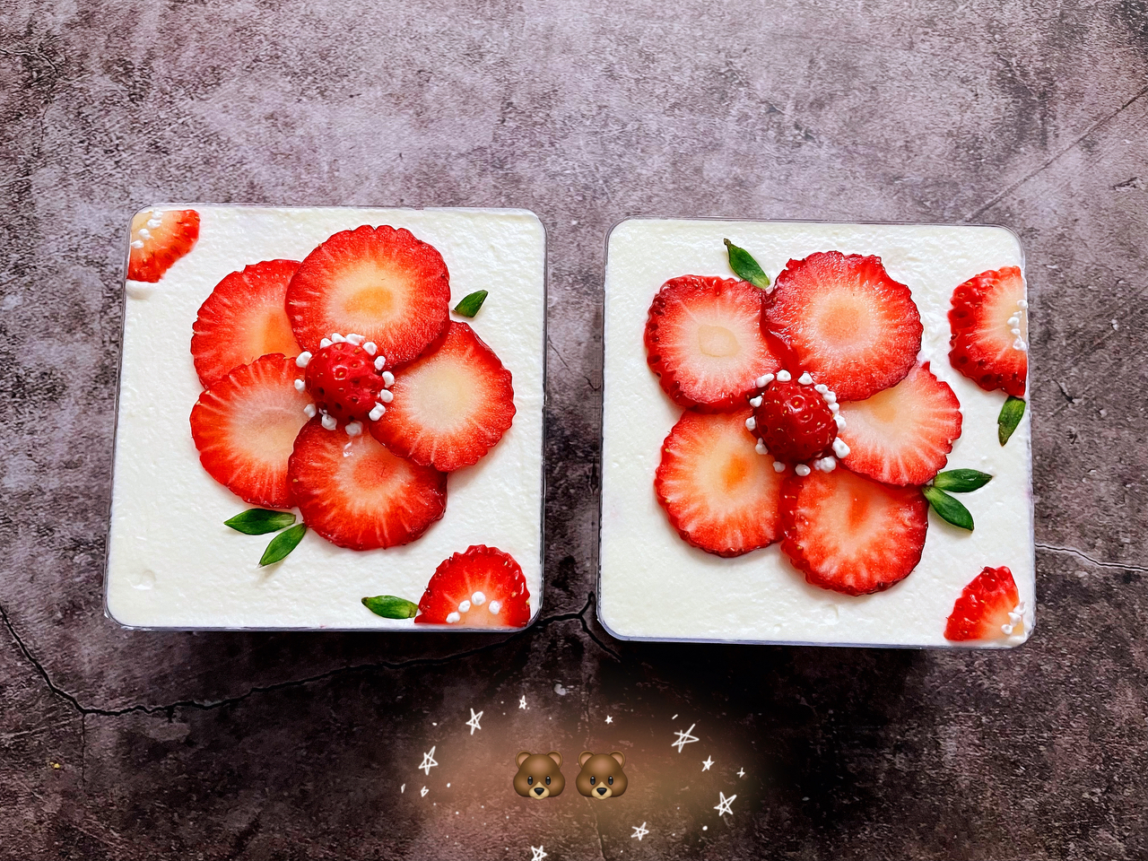 草莓蛋糕盒子—送你一朵小红花