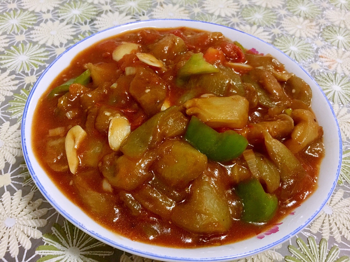 茄子炒西红柿