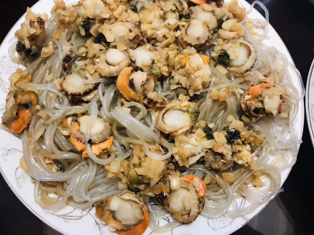 蒜蓉扇贝肉蒸粉丝