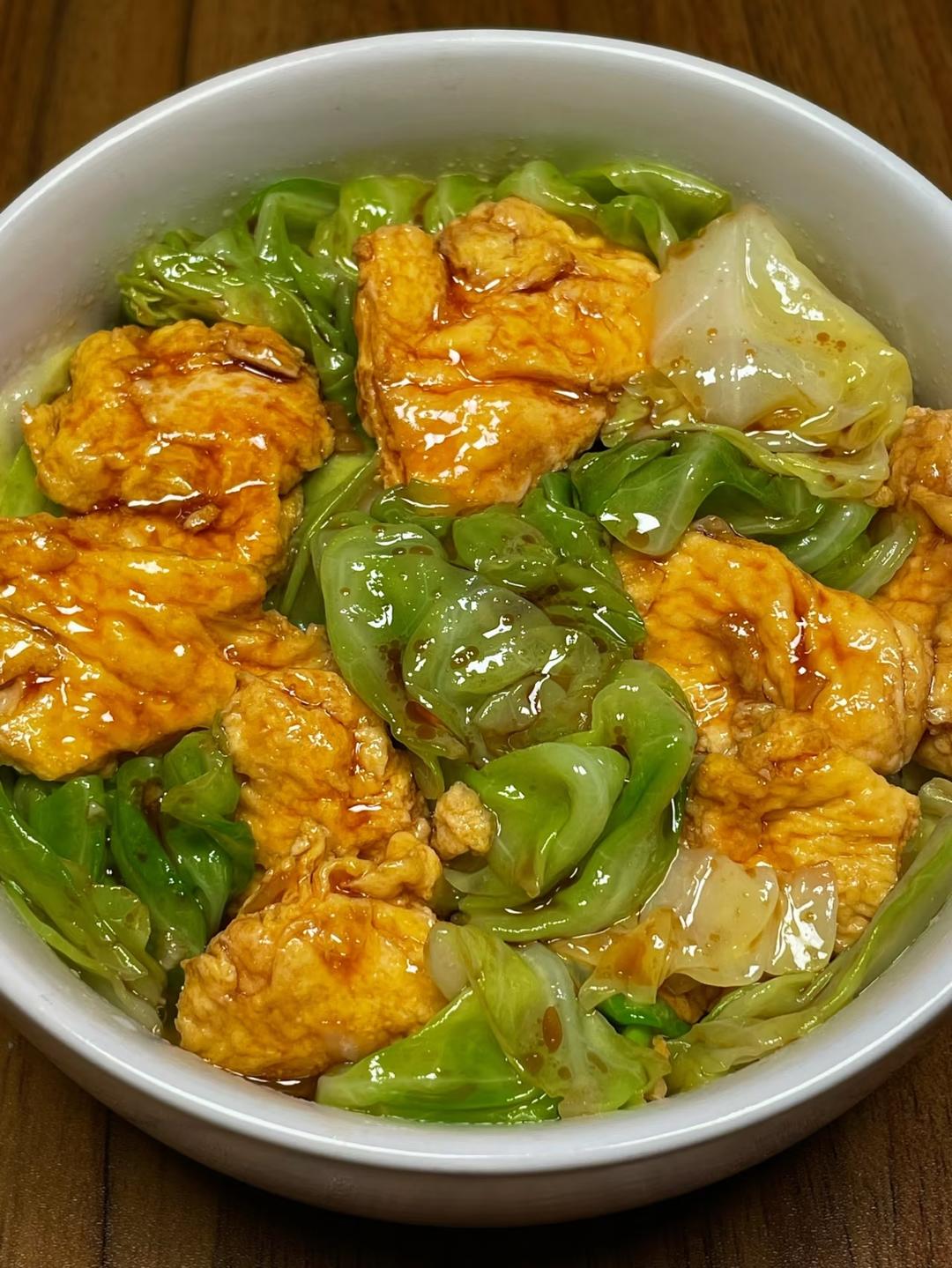 【炒菜】包菜炒蛋