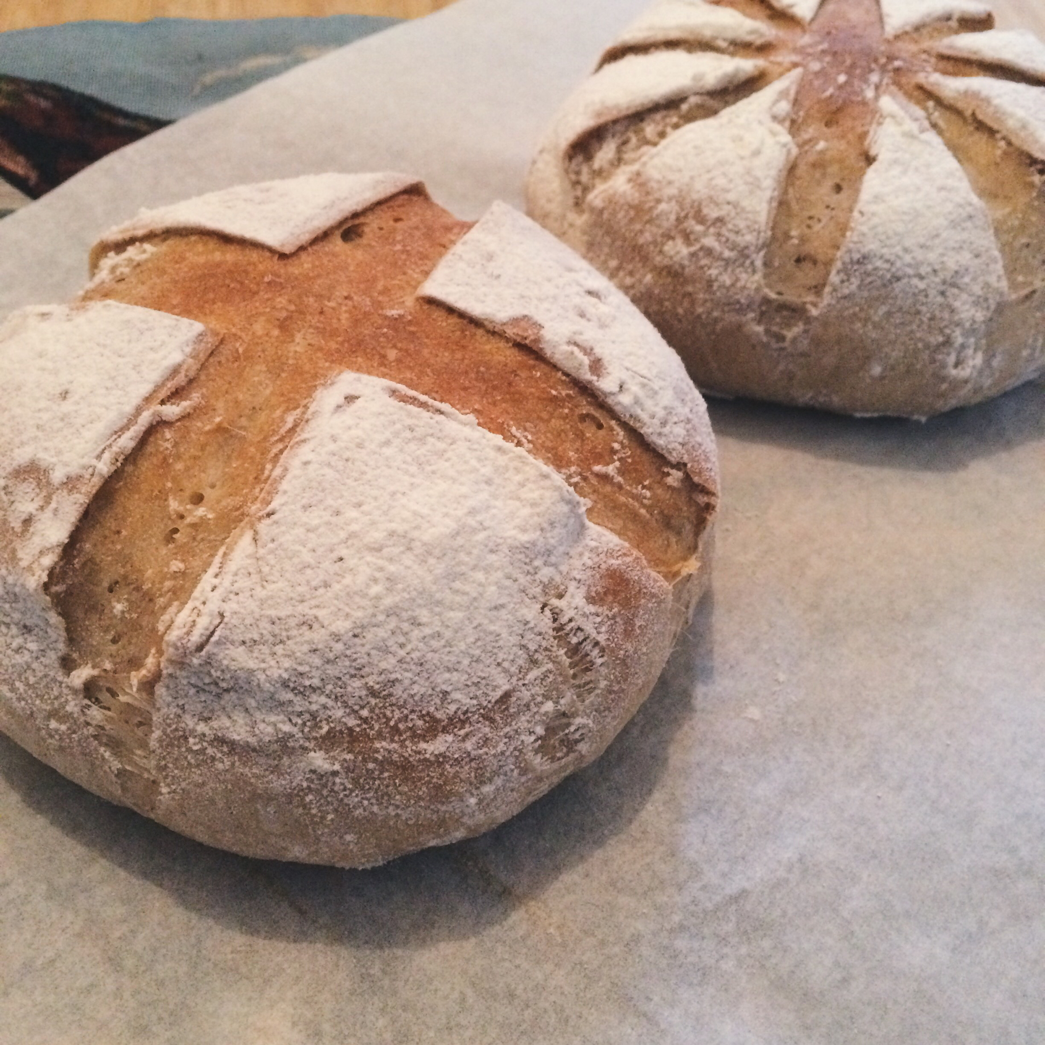 楽音zzzz做的「欧包」经典英式布鲁姆面包 english bloomer