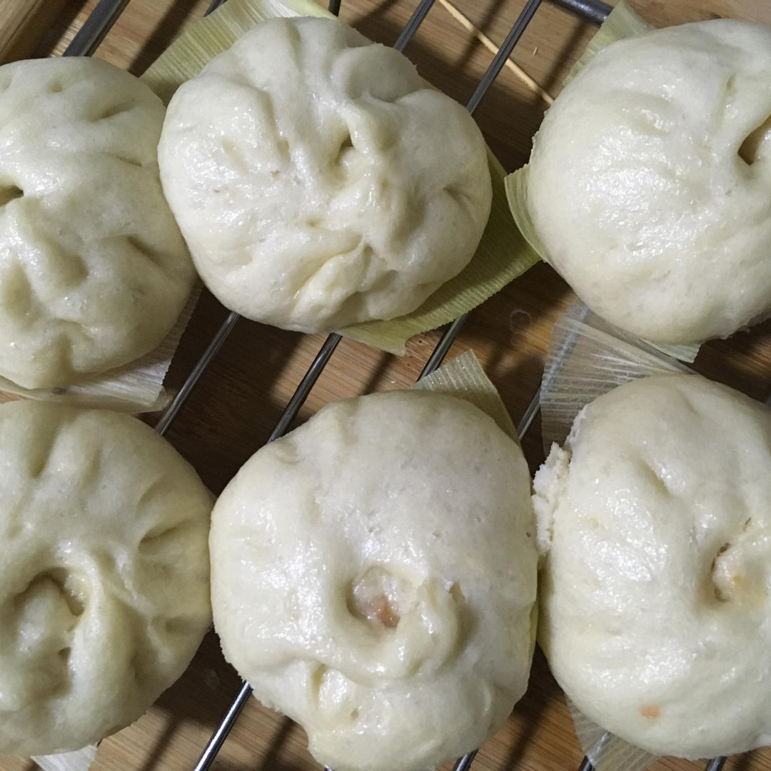 蓉儿85浅茶做的山楂馅包子