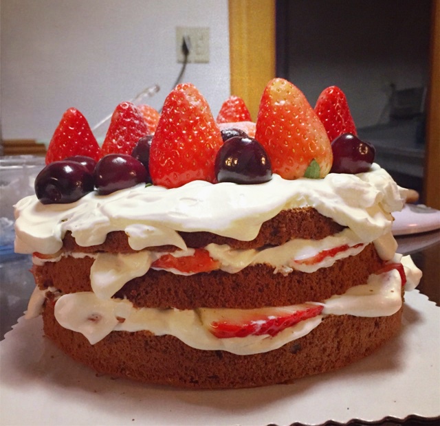 可可巧克力碎戚风