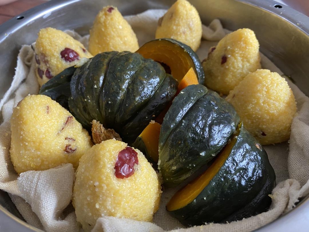 健康粗粮红薯玉米小饼