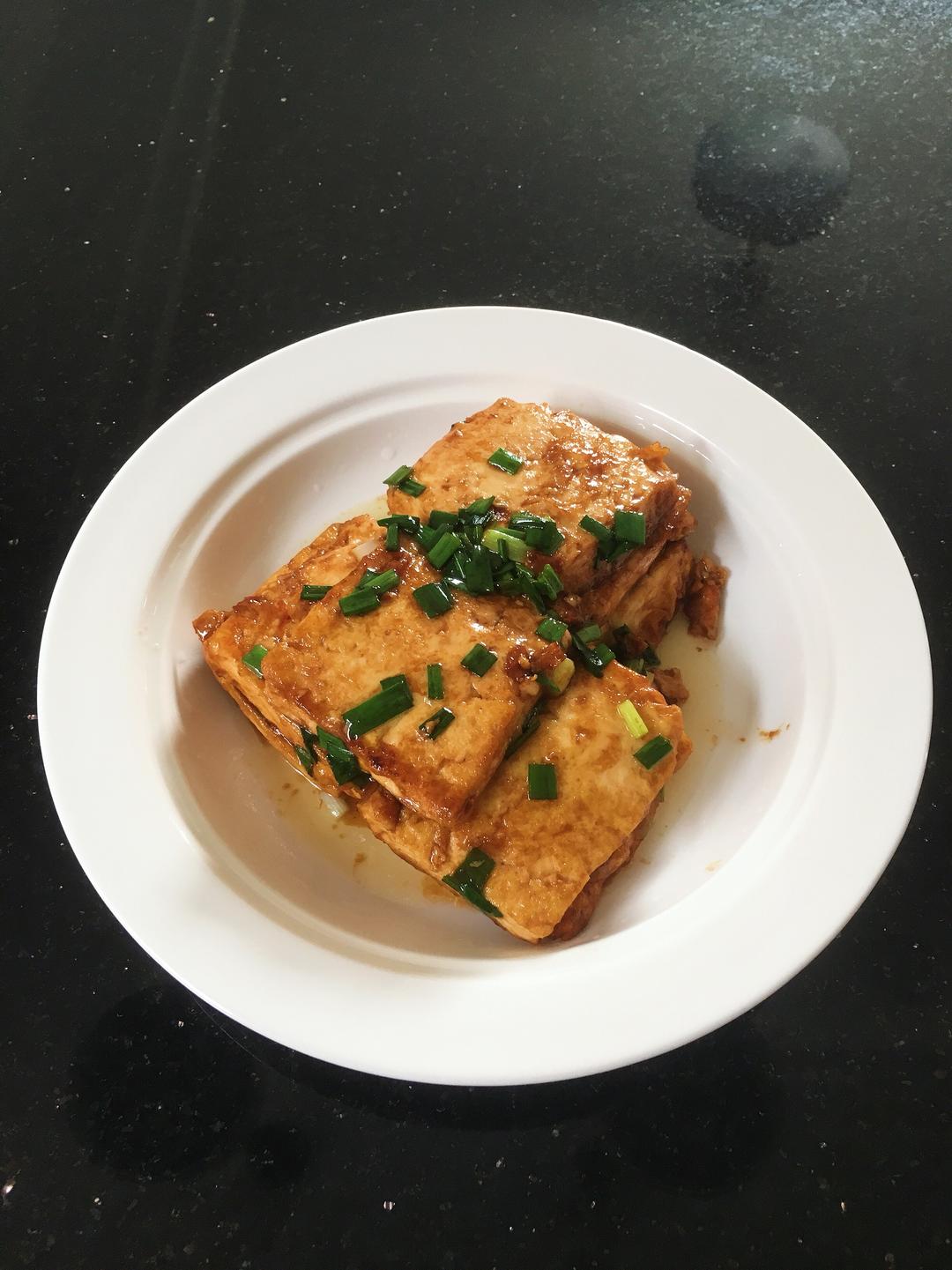 快手焖豆腐的做法