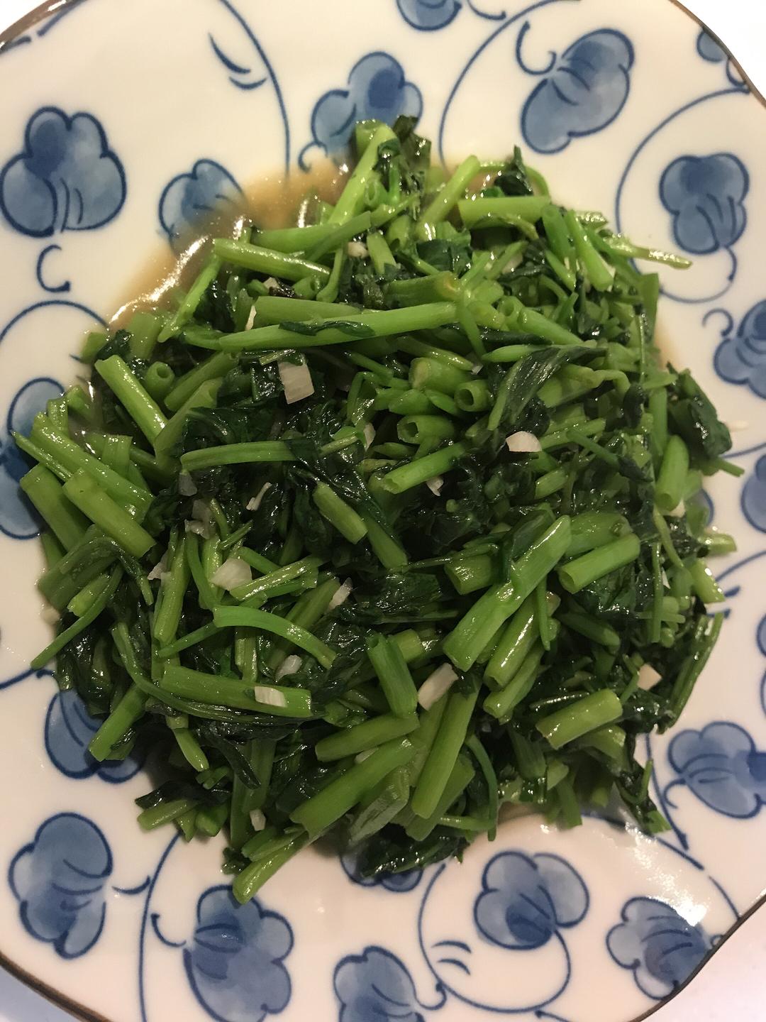 蒜蓉空心菜（超简快手菜）的做法