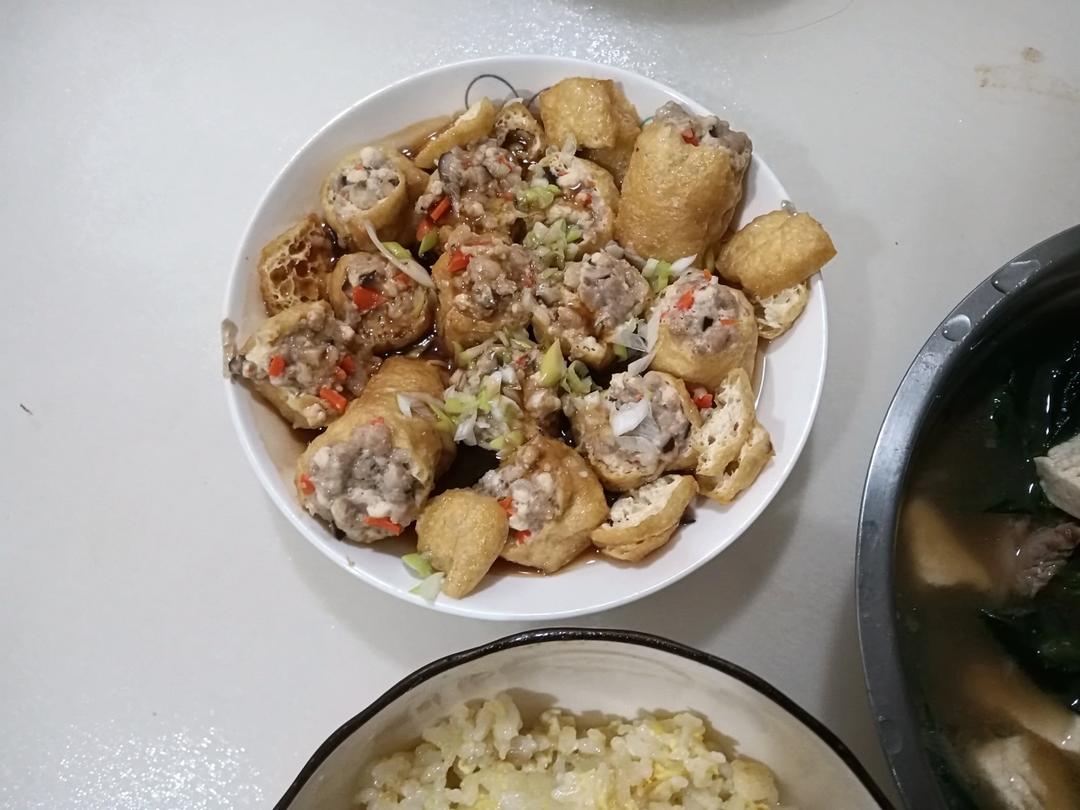 快手油豆腐酿肉