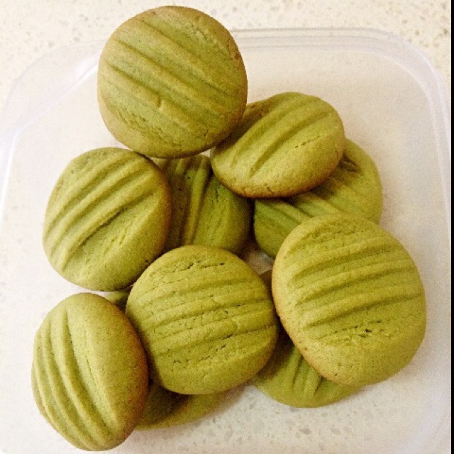 （无黄油无蛋）抹茶小酥饼