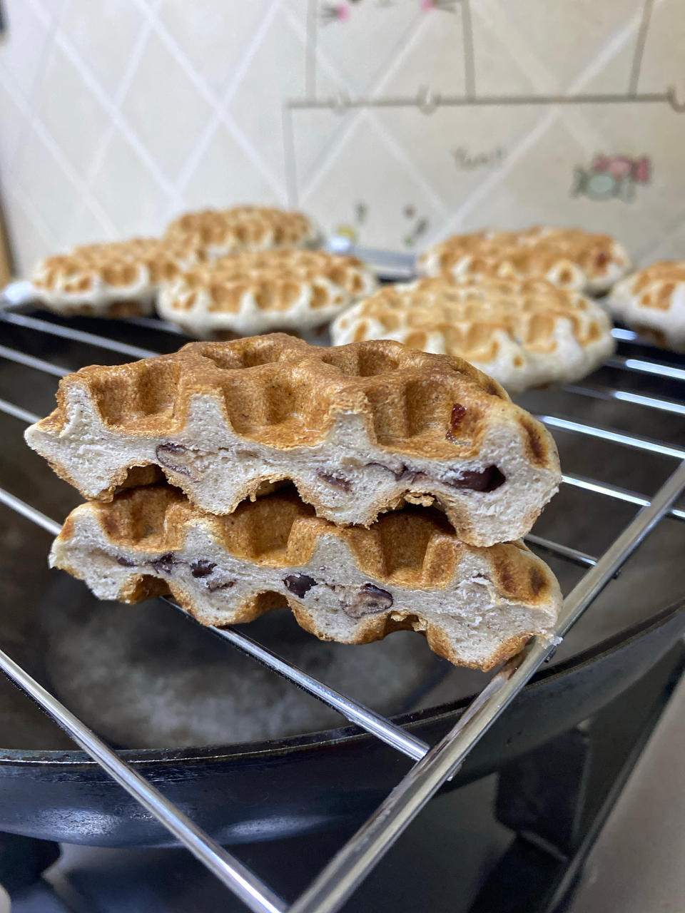 紫米华夫饼