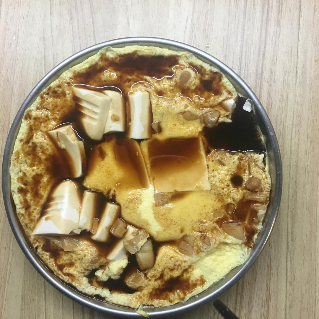 虾仁豆腐蒸水蛋