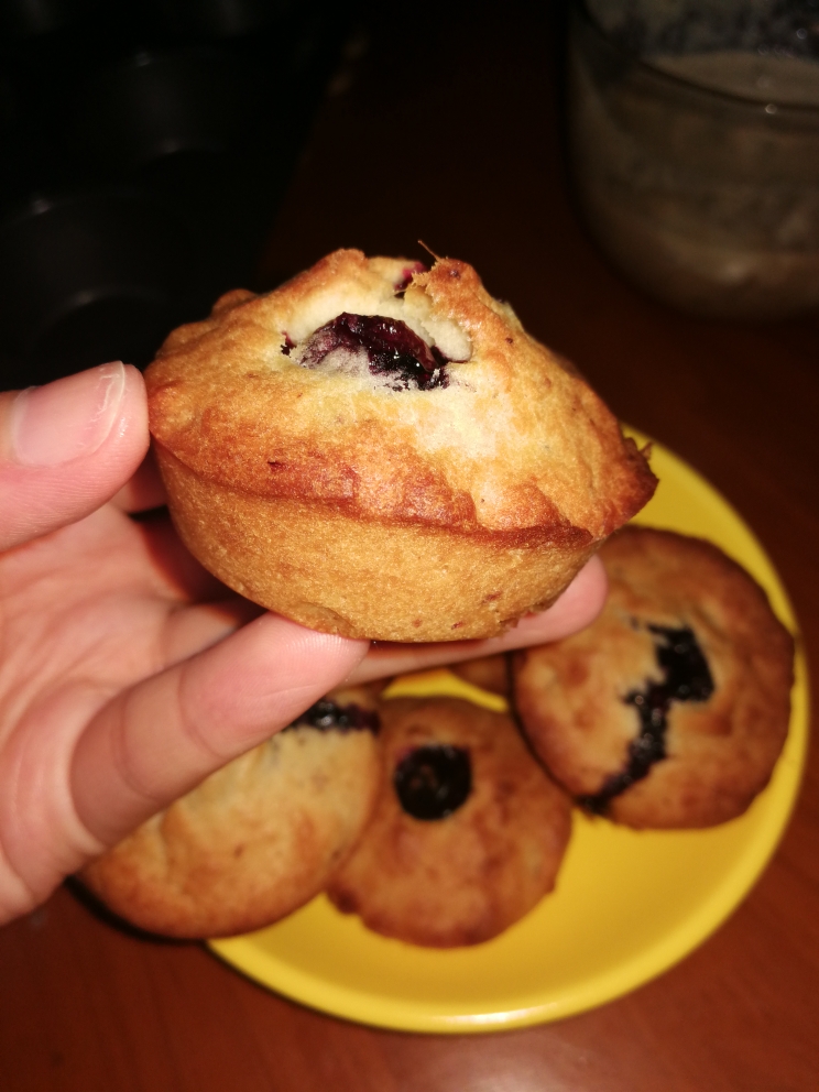 消耗蛋白，蓝莓玛芬软曲奇蛋糕？的做法 步骤11