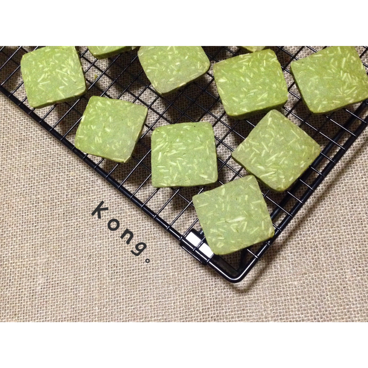 抹茶杏仁饼干