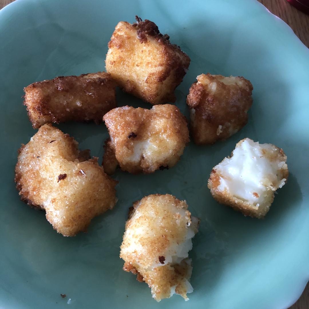 炸鲜奶糕【简单易做】