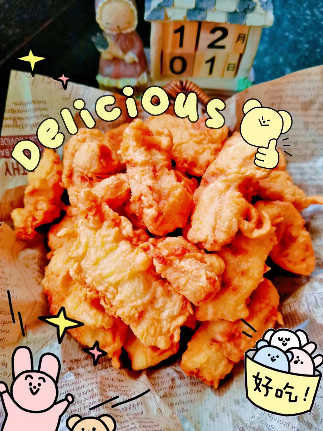 嘎吱脆༄「香酥炸鳕鱼」༄的做法