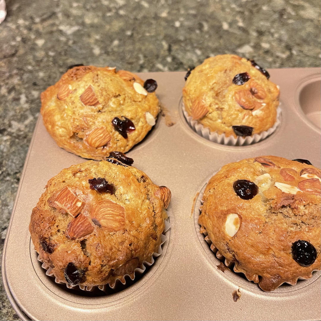 香蕉核桃麦芬 （超级湿润）