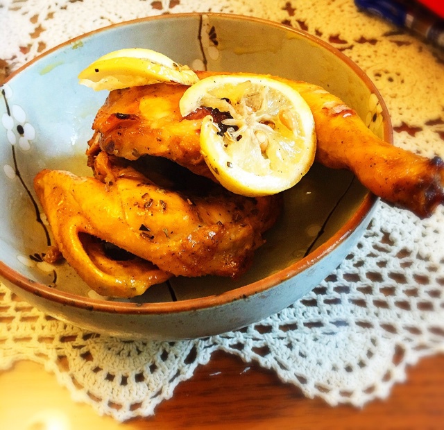 柠香烤鸡