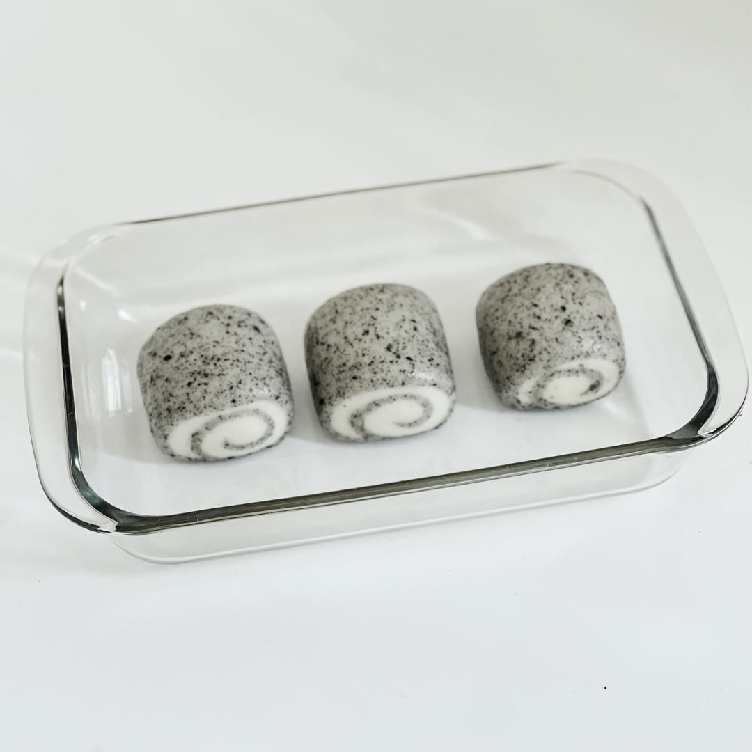 怎能不爱的双色黑芝麻馒头卷！