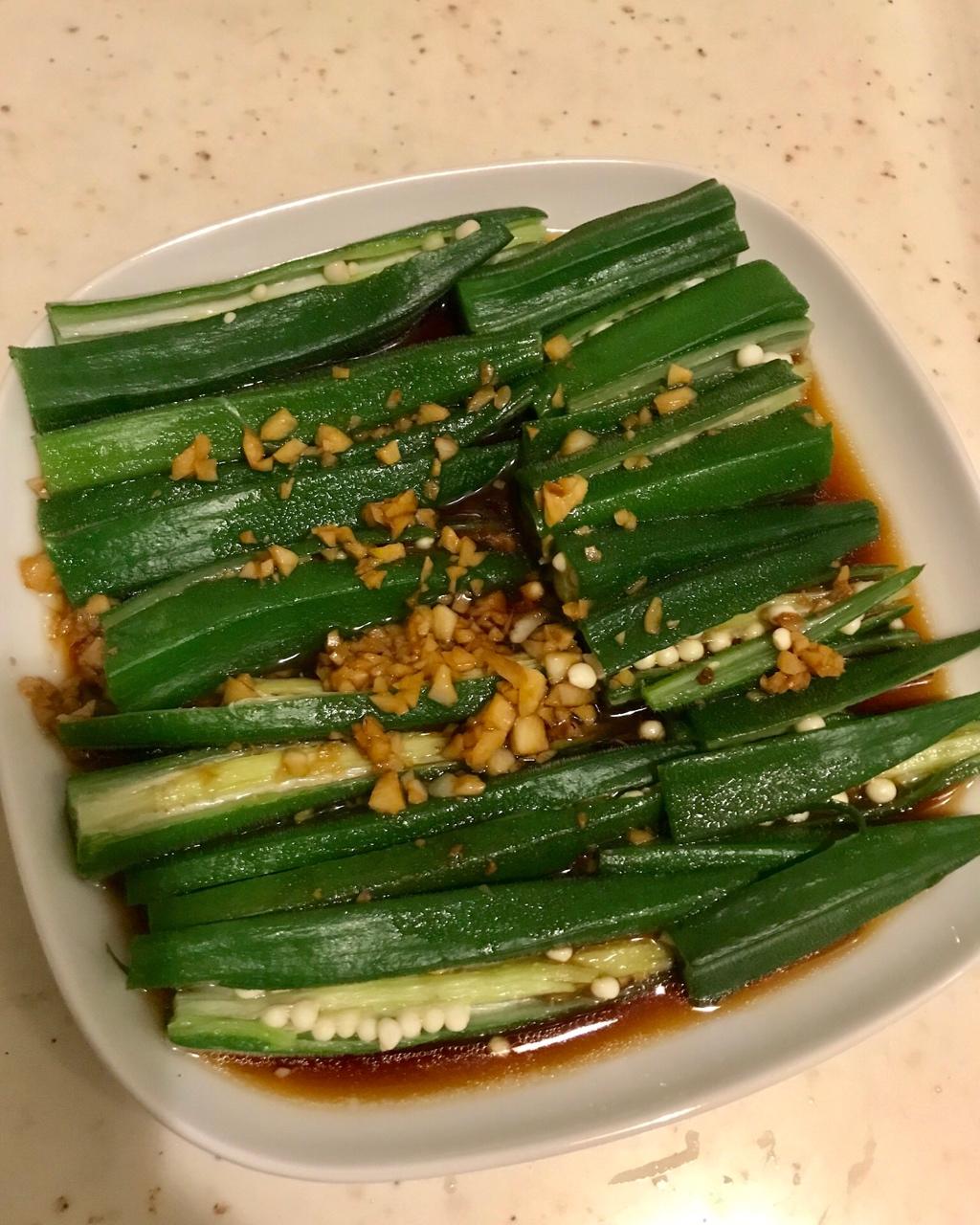 蒜蓉秋葵