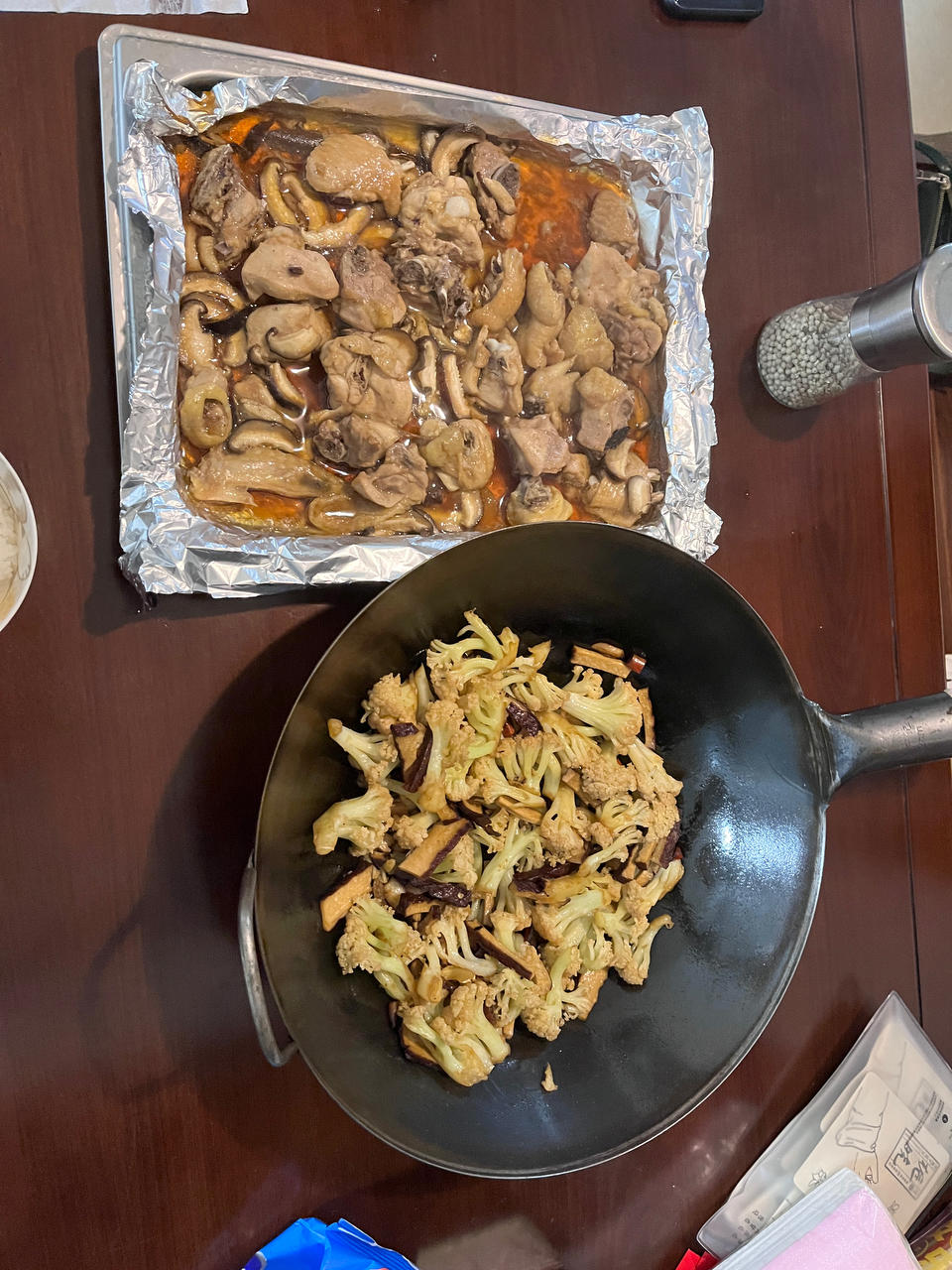 家常素炒菜花，清脆！