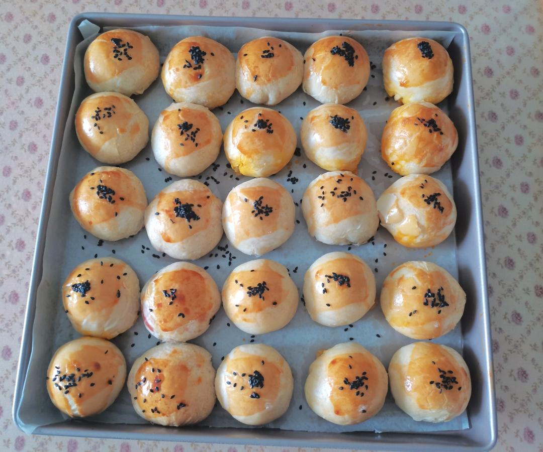 25个50g蛋黄酥用料记录