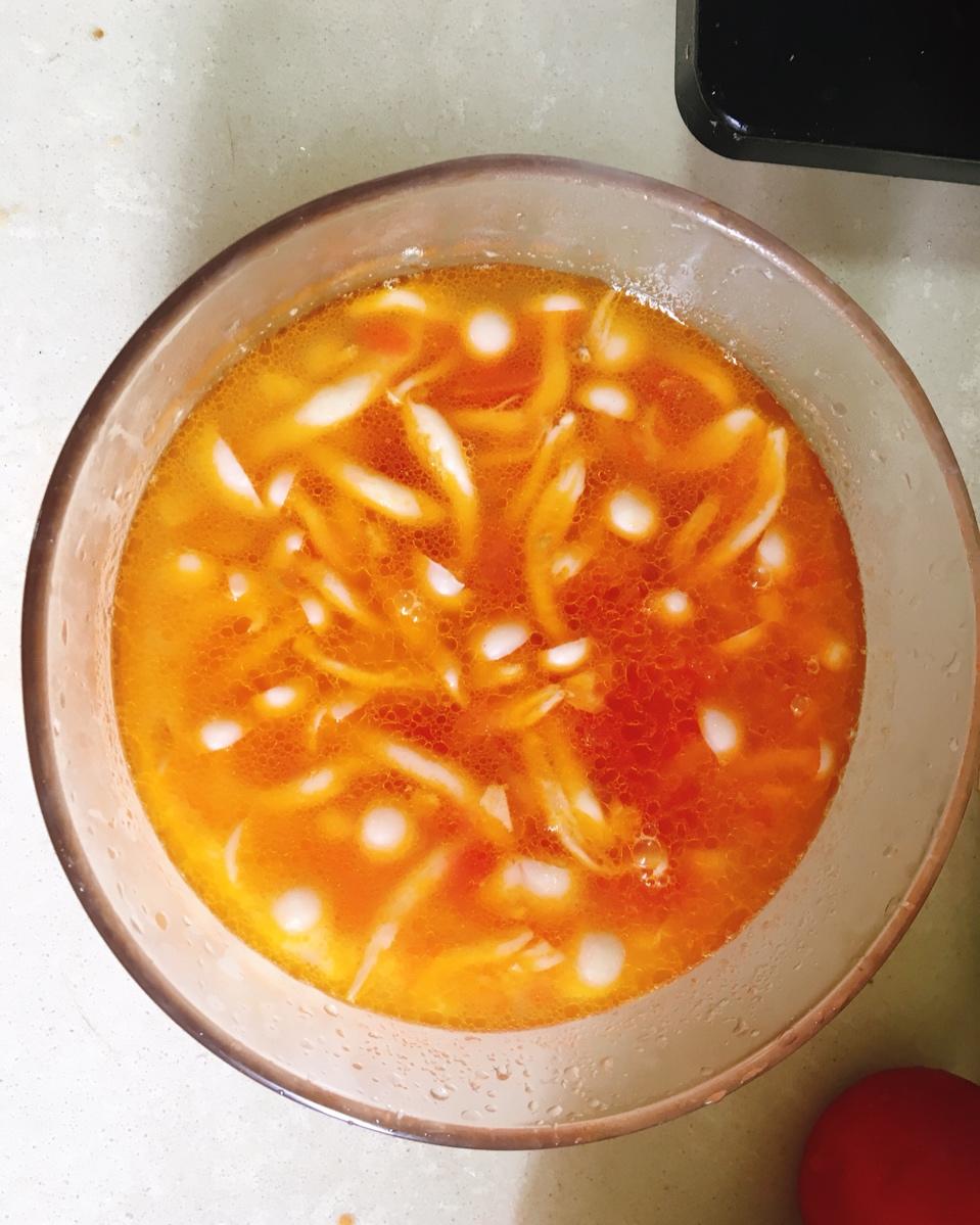 番茄白玉菇汤
