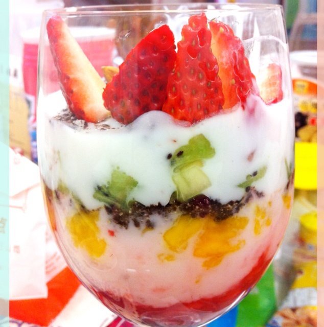 芒果酸奶杯
