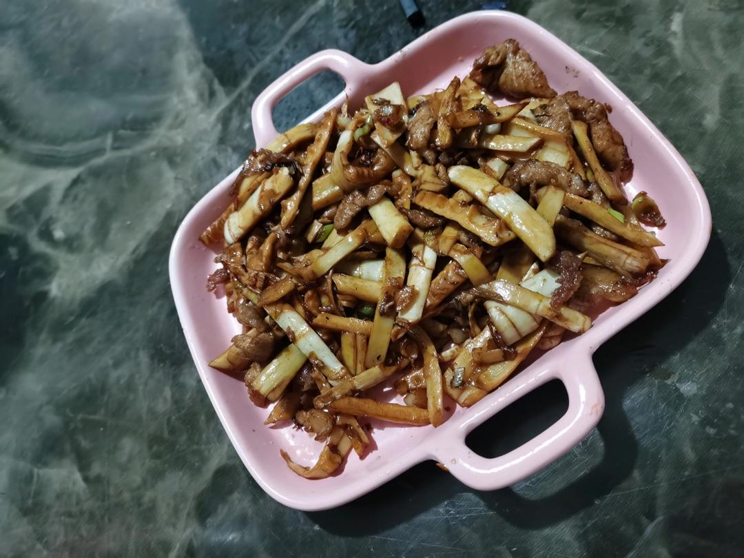 特别香的水笋炒肉