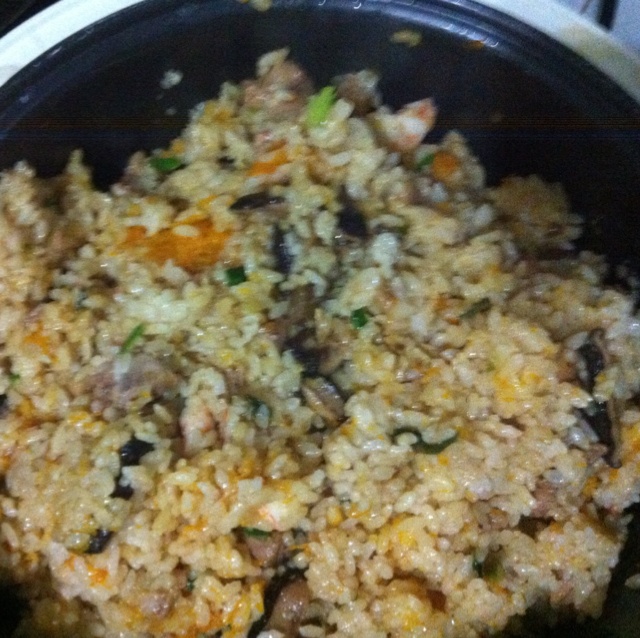 南瓜鸡肉饭