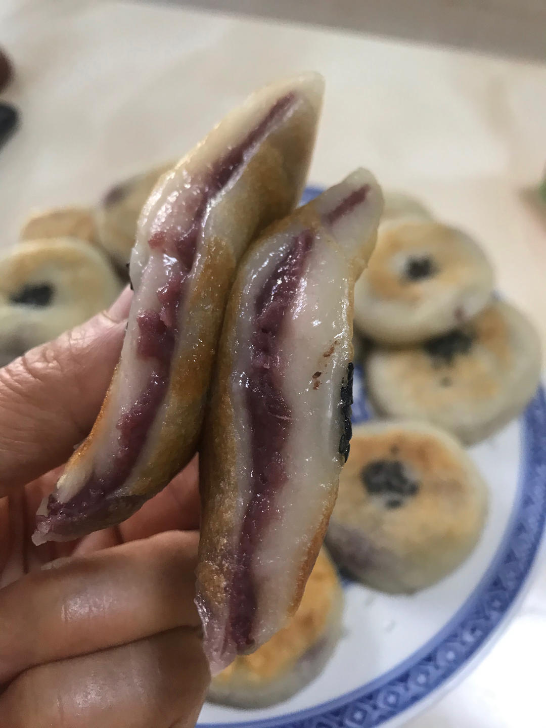 紫薯馅饼