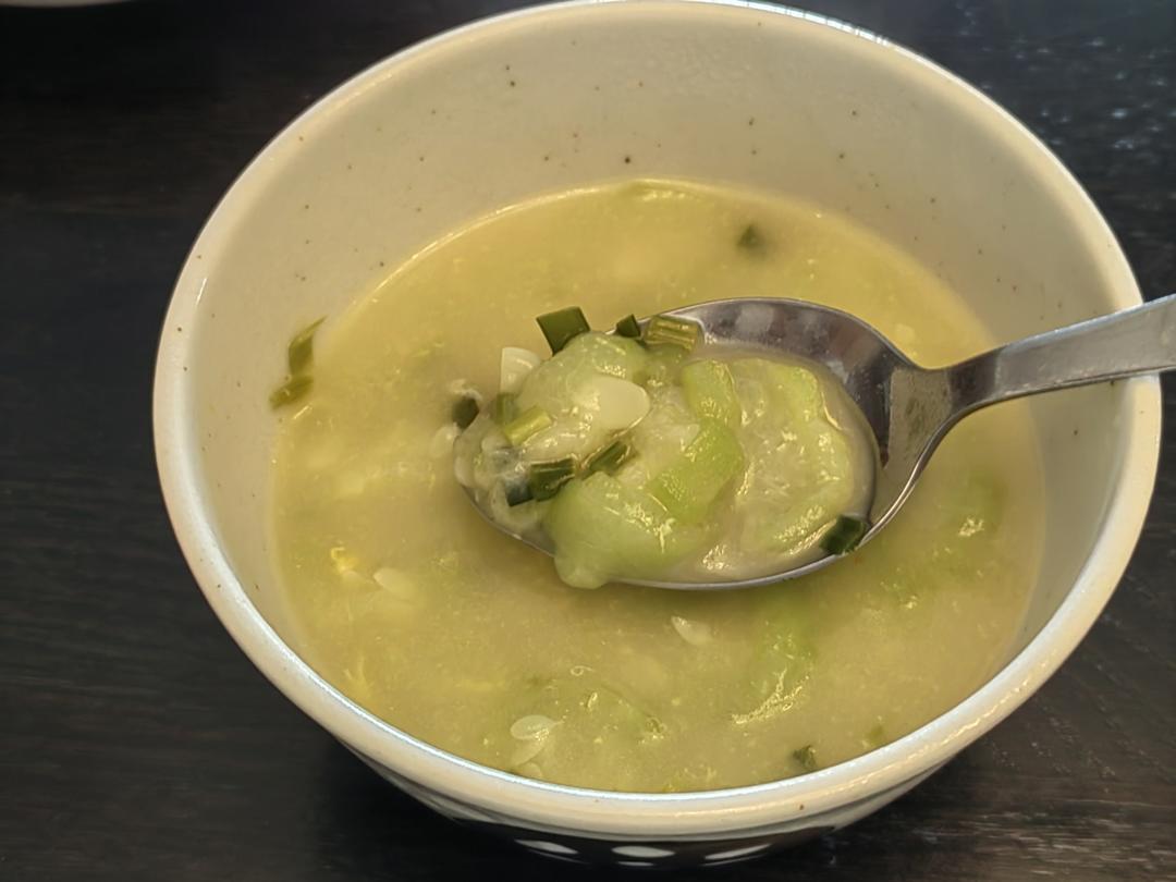 丝瓜番茄煎蛋汤