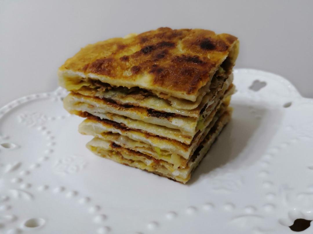 十里飘香百吃不厌千层肉饼