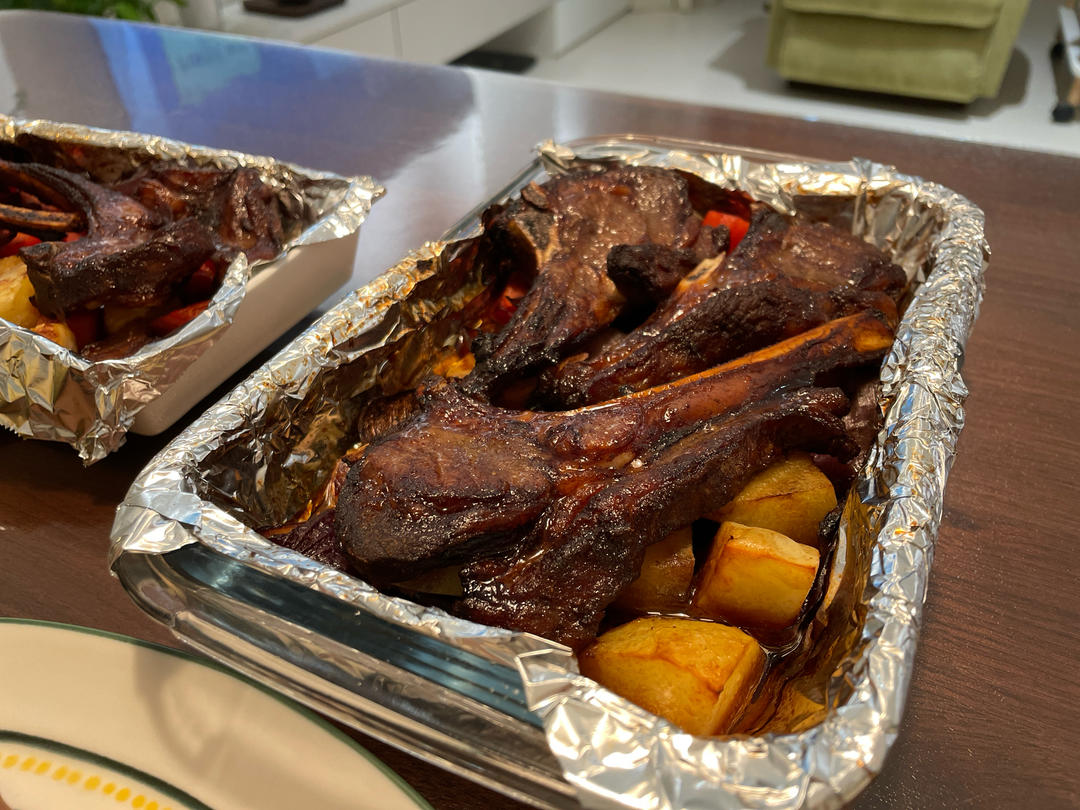 超好吃的烤羊排烤箱版