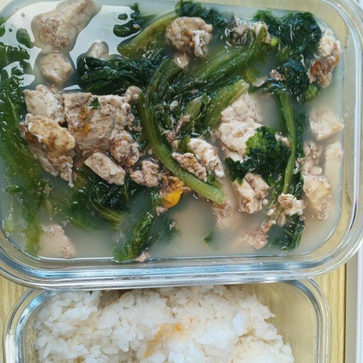 减脂餐！㊙生菜豆腐蛋花汤，好吃又营养，有手就会做！